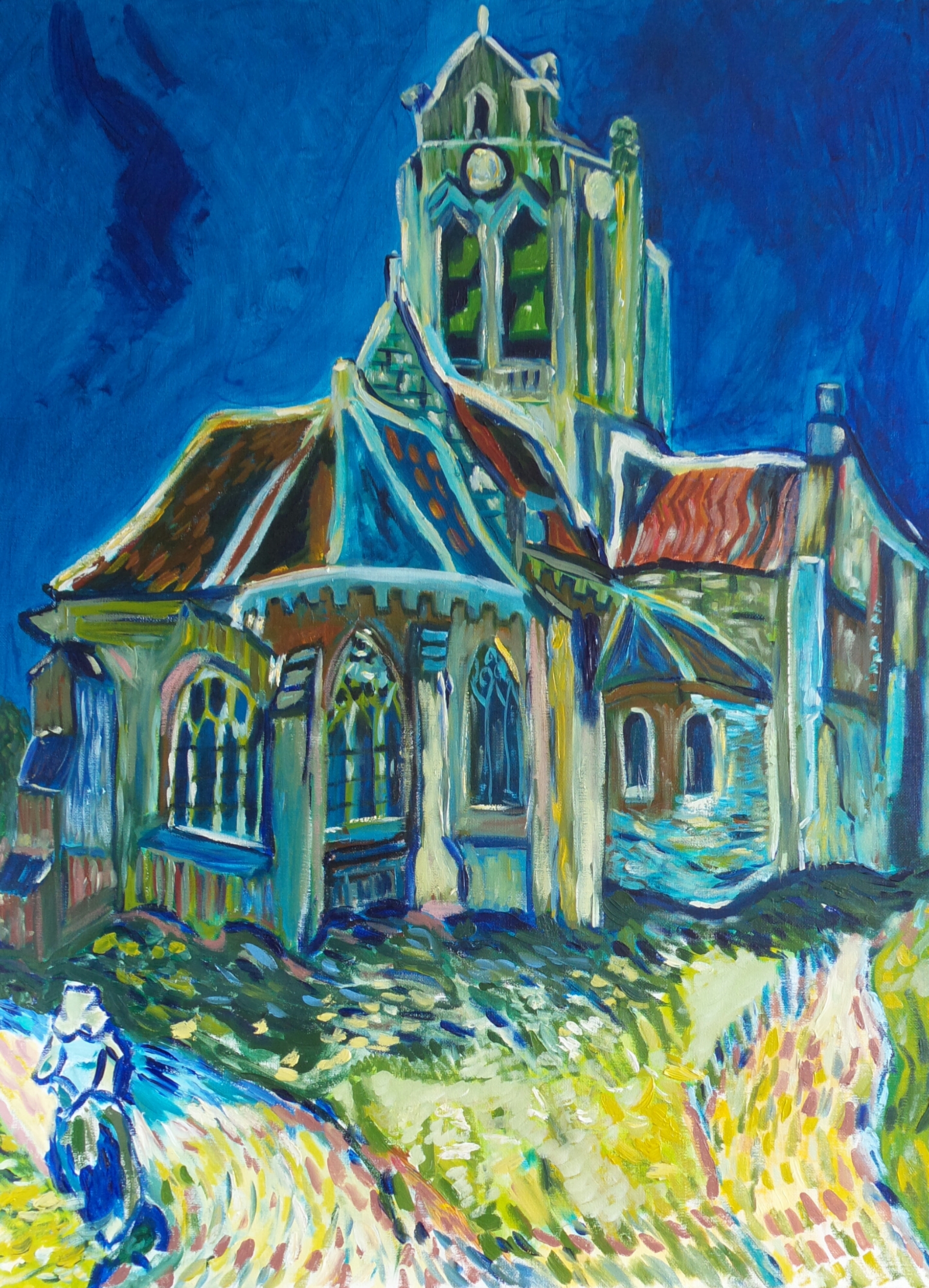 Van Gogh auvers l'église 